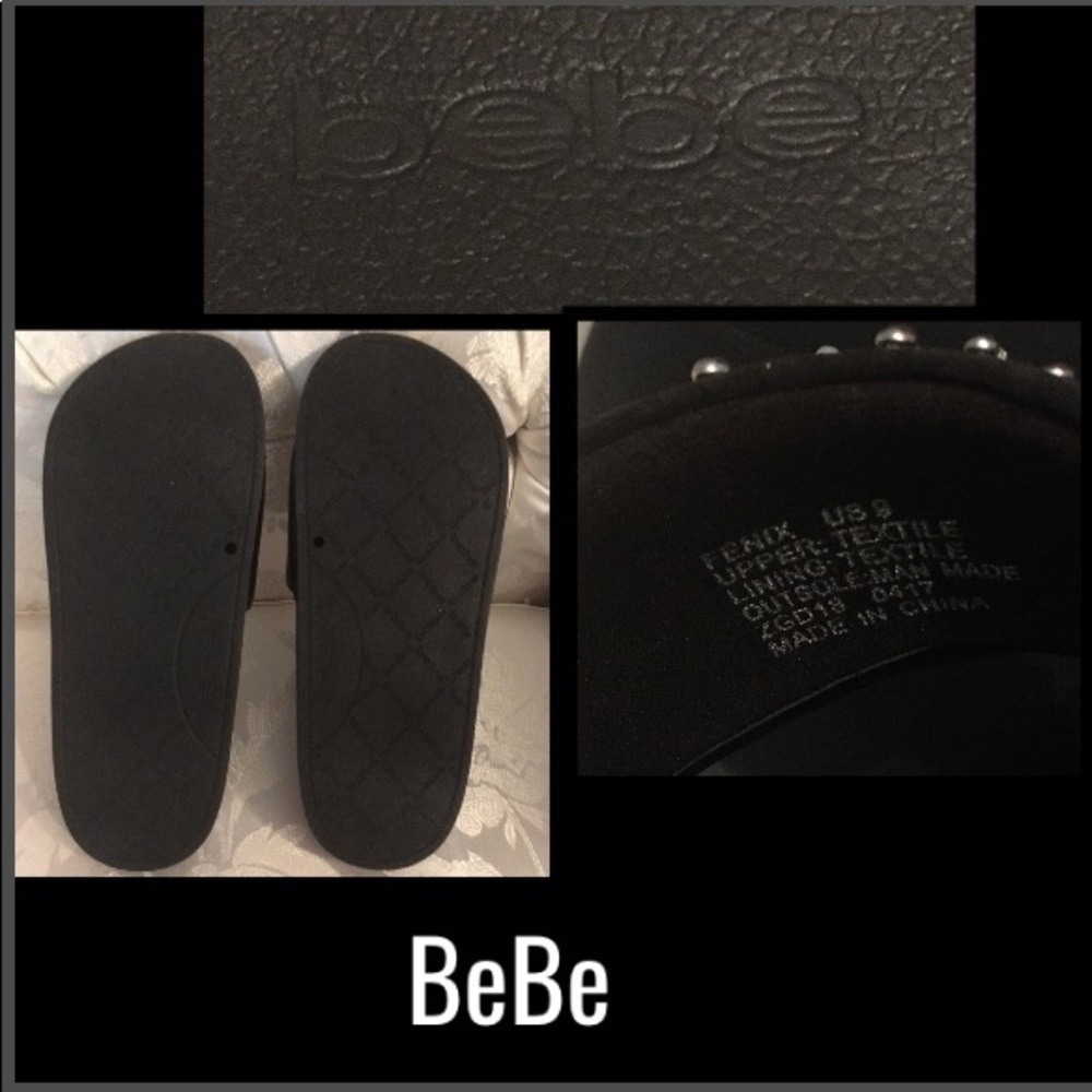 BEBE  Fenix Pearl Rhinestone Slide - Picture 4 of 6